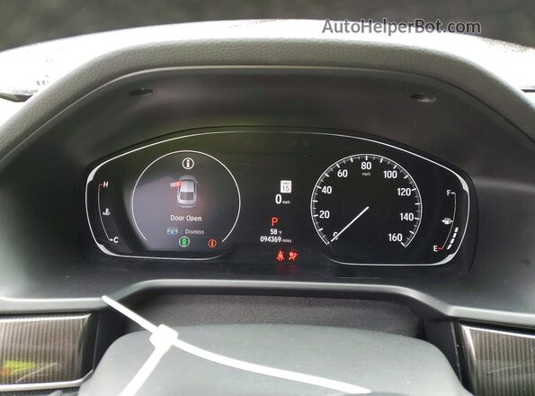 1HGCV1F4XMA114698 2021 HONDA ACCORD Синий Вид щитка приборов