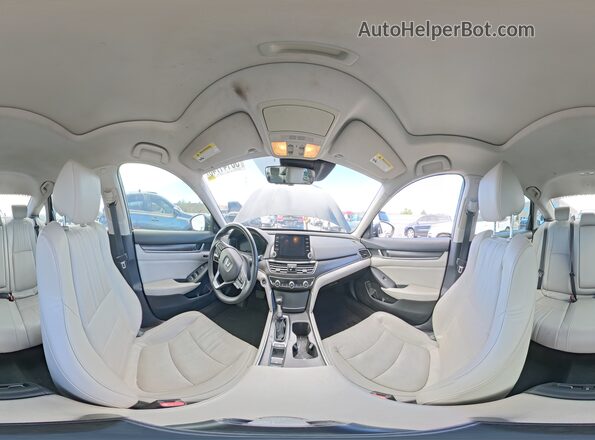 1HGCV1F52JA031819 2018 HONDA ACCORD Черный Вид наклейки с VIN-кодом