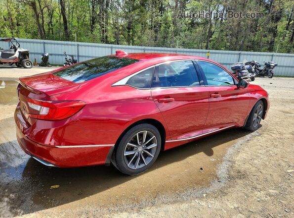 1HGCV1F52MA061455 2021 HONDA ACCORD Красный Задняя правая четверть