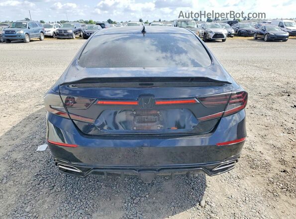 1HGCV1F54KA107400 2019 HONDA ACCORD Черный Вид сзади