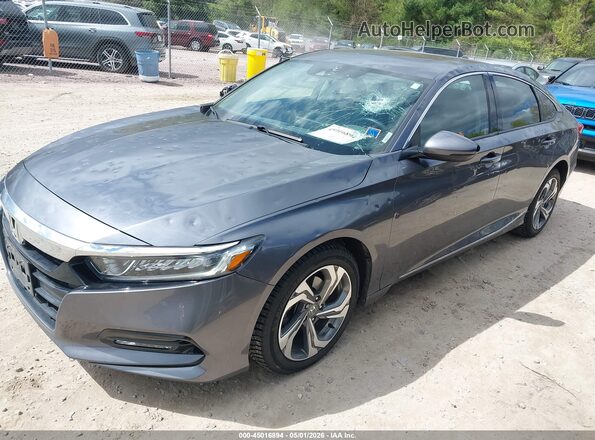 1HGCV1F54LA045336 2020 HONDA ACCORD Серый Передняя левая четверть