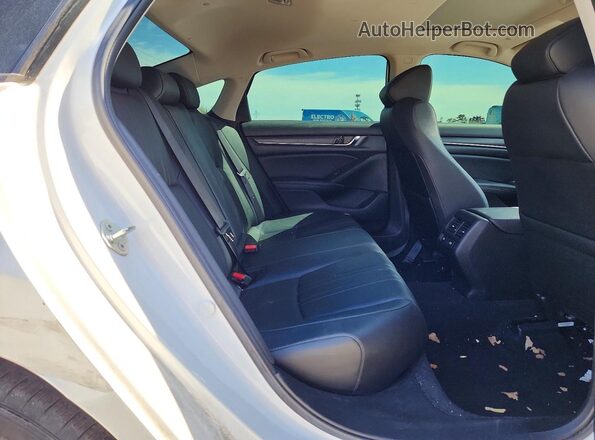 1HGCV1F54NA011674 2022 HONDA ACCORD White Widok tylnych siedzeń