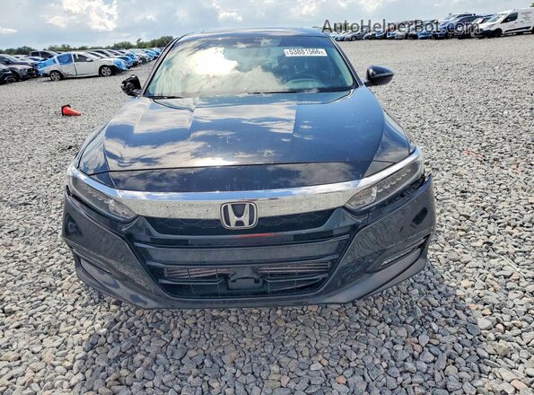 1HGCV1F55JA235286 2018 HONDA ACCORD Black Vista frontal