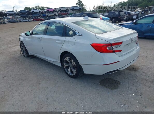 1HGCV1F55KA057445 2019 HONDA ACCORD Белый Задняя левая четверть