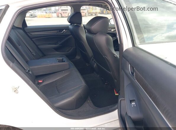1HGCV1F55KA057445 2019 HONDA ACCORD Белый Вид наклейки с VIN-кодом
