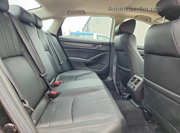 1HGCV1F58MA006671 2021 HONDA ACCORD Черный Вид задних сидений
