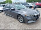 2018 Honda Accord Exl Gray vin: 1HGCV1F5XJA048450