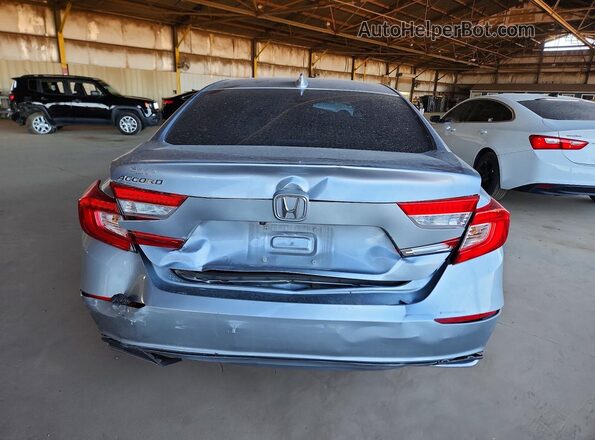 1HGCV1F63JA115463 2018 HONDA ACCORD Silver Rear view