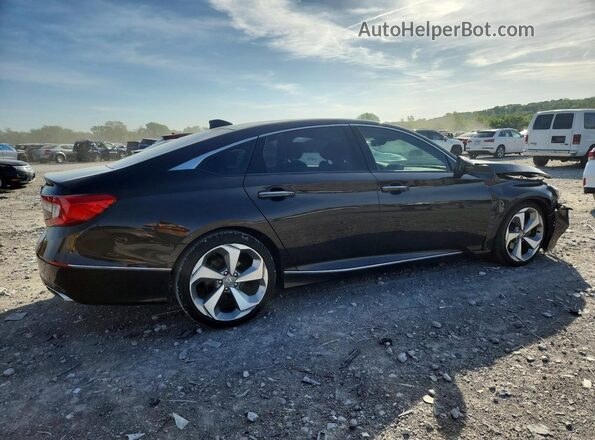 1HGCV1F92JA030446 2018 HONDA ACCORD Brown Задня права чверть