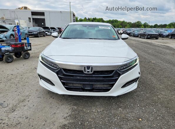 1HGCV1F96JA005677 2018 HONDA ACCORD White Widok z przodu