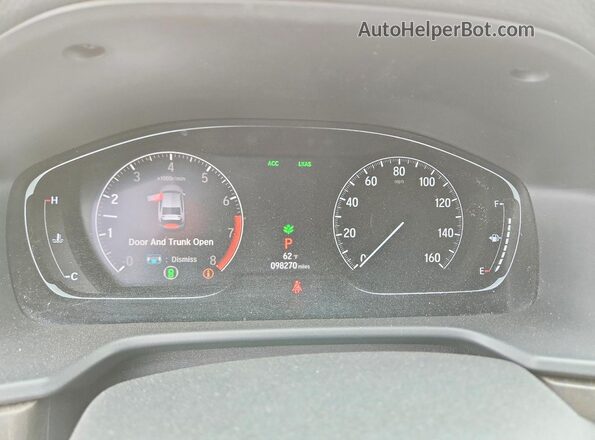 1HGCV1F96JA005677 2018 HONDA ACCORD White Widok zestawu wskaźników