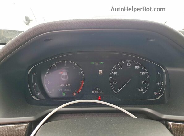 1HGCV2E31JA014046 2018 HONDA ACCORD Серый Вид щитка приборов