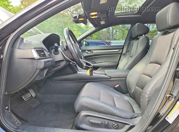 1HGCV2F30LA023273 2020 HONDA ACCORD Black Vista interior delantera