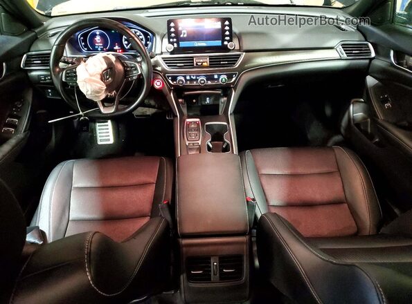 1HGCV2F31LA015473 2020 HONDA ACCORD Черный Вид панели приборов