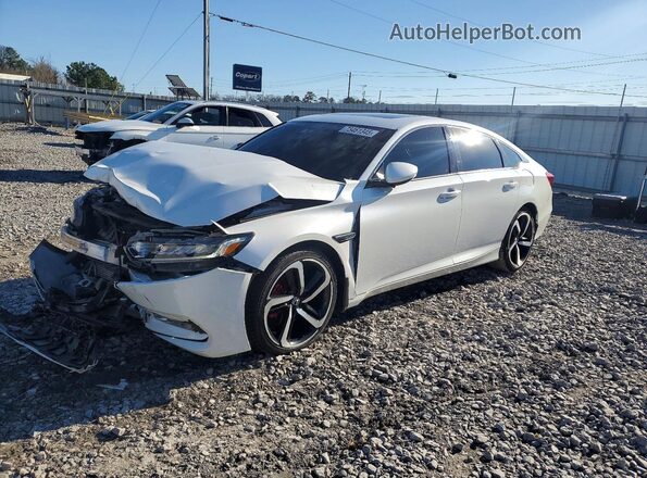 1HGCV2F31LA030376 2020 HONDA ACCORD White Przód lewy