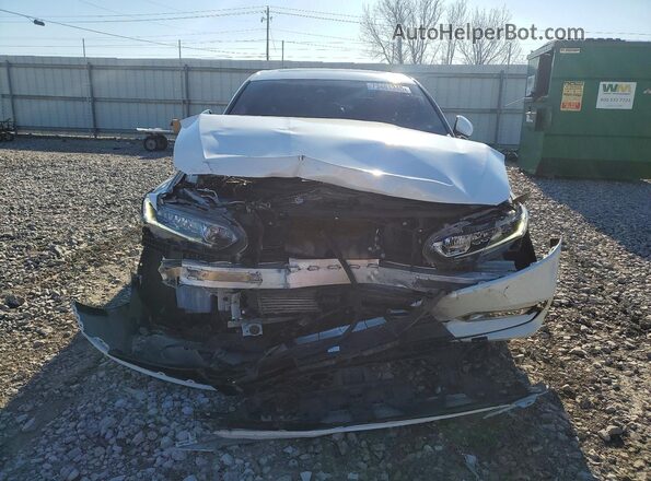 1HGCV2F31LA030376 2020 HONDA ACCORD White Widok z przodu