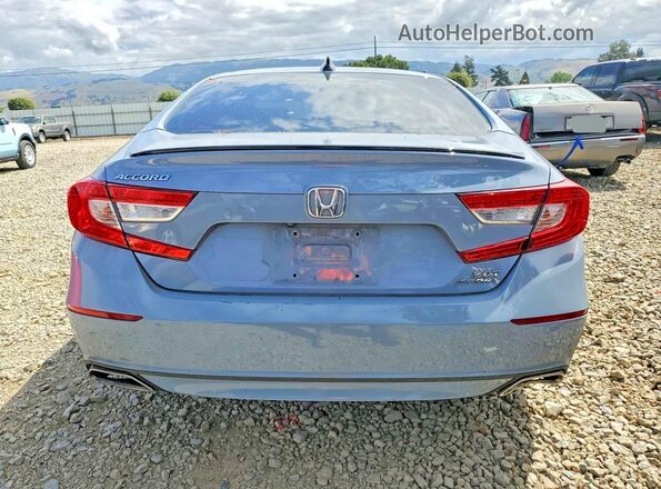 1HGCV2F32NA004789 2022 HONDA ACCORD Gray Widok z tyłu
