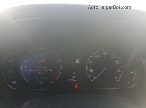 1HGCV2F34JA002861 2018 HONDA ACCORD White Вид щитка приладів