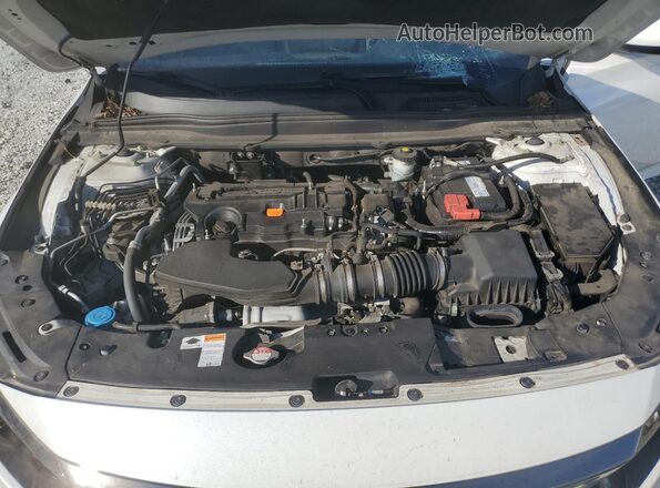 1HGCV2F34JA002861 2018 HONDA ACCORD White Вид задньої частини салону