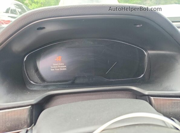 1HGCV2F34KA014137 2019 HONDA ACCORD Silver Vista del cuadro de instrumentos