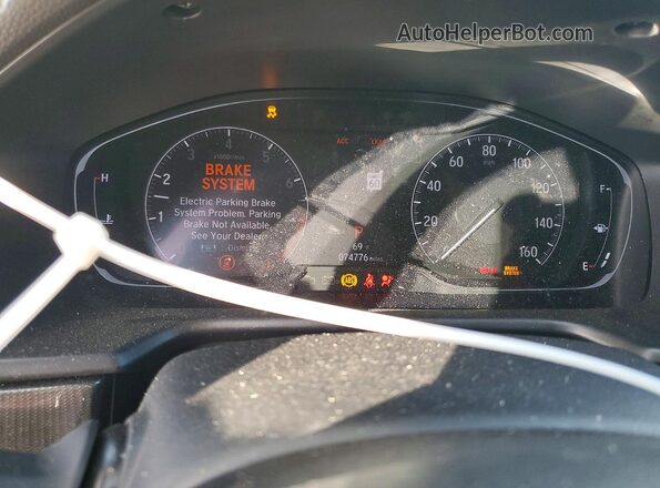 1HGCV2F35LA003973 2020 HONDA ACCORD White Widok zestawu wskaźników