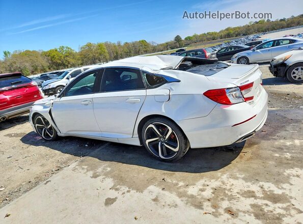 1HGCV2F36KA034678 2019 HONDA ACCORD White Trasero izquierdo