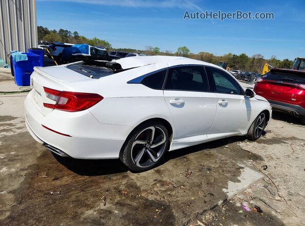 1HGCV2F36KA034678 2019 HONDA ACCORD White Trasero derecho