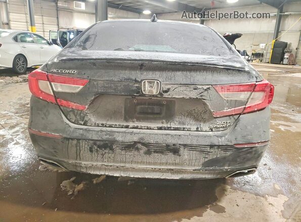 1HGCV2F36LA030020 2020 HONDA ACCORD Черный Вид сзади