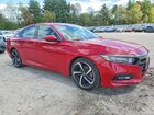2019 Honda Accord Sport Красный vin: 1HGCV2F37KA002936