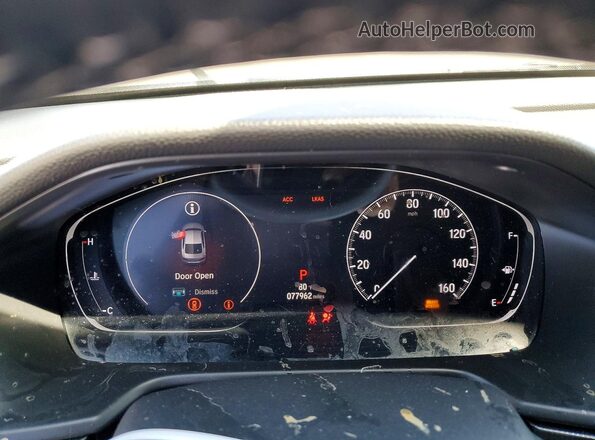1HGCV2F37KA015234 2019 HONDA ACCORD Серый Вид щитка приборов