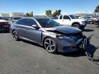 2019 Honda Accord Sport Серый vin: 1HGCV2F37KA015234