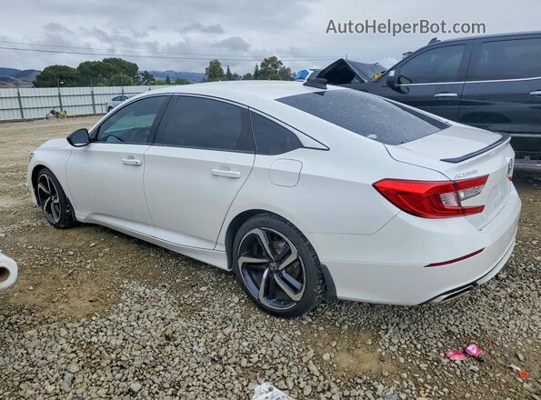 1HGCV2F37MA003653 2021 HONDA ACCORD White Задня ліва чверть