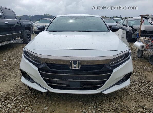 1HGCV2F37MA003653 2021 HONDA ACCORD White Вид спереду