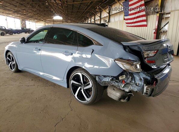 1HGCV2F37MA029668 2021 HONDA ACCORD Blue Tył lewy