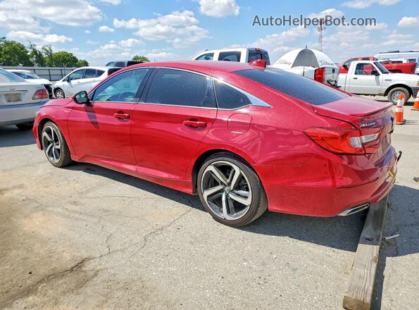 1HGCV2F39LA000509 2020 HONDA ACCORD Red Задня ліва чверть