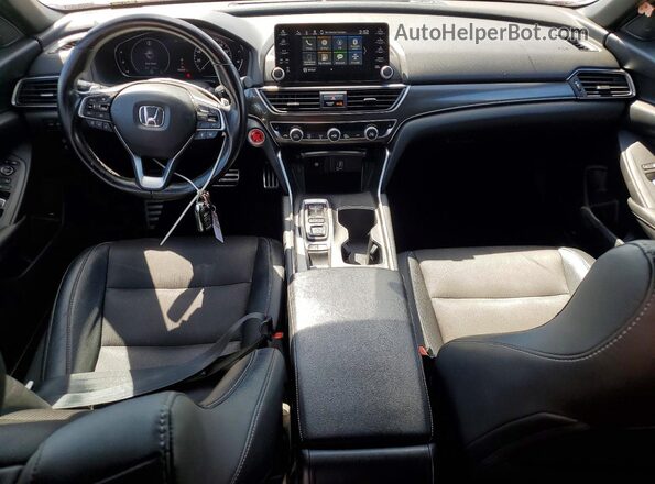 1HGCV2F39LA000509 2020 HONDA ACCORD Red Вид панелі приладів