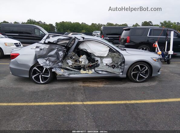 1HGCV2F39NA011383 2022 HONDA ACCORD Серебряный Вид задней части салона