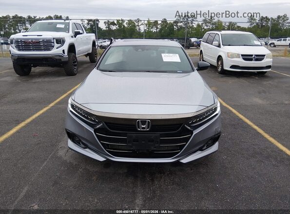 1HGCV2F39NA011383 2022 HONDA ACCORD Серебряный Вид щитка приборов