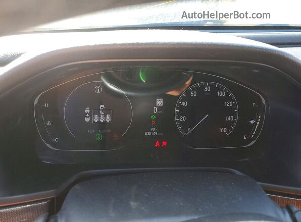 1HGCV2F39NA015787 2022 HONDA ACCORD Gray Vista del cuadro de instrumentos