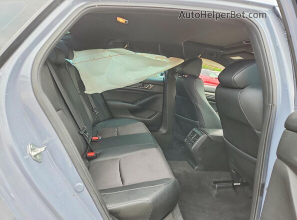 1HGCV2F3XMA003520 2021 HONDA ACCORD Gray Rear seats view