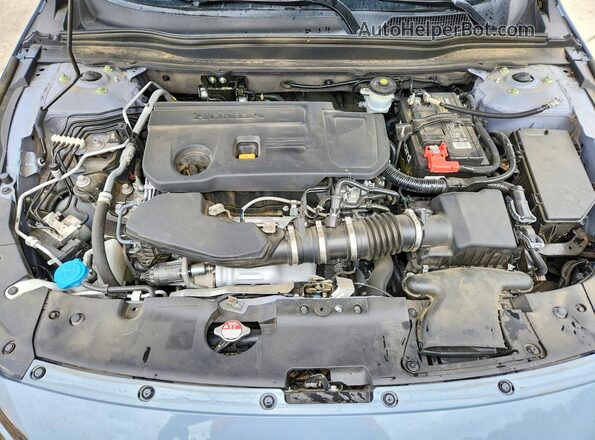 1HGCV2F3XMA003520 2021 HONDA ACCORD Gray Rear interior view