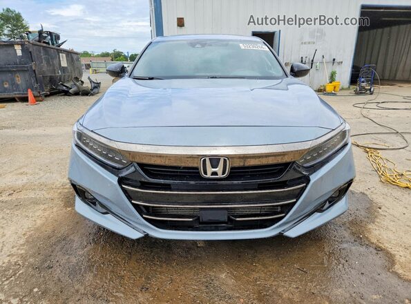 1HGCV2F3XMA003520 2021 HONDA ACCORD Gray Front view