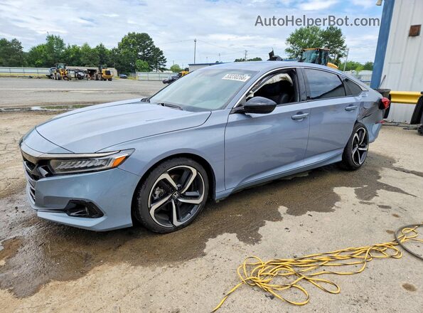 1HGCV2F3XMA003520 2021 HONDA ACCORD Gray Front left
