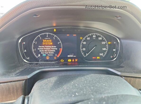 1HGCV2F51JA011311 2018 HONDA ACCORD White Widok zestawu wskaźników