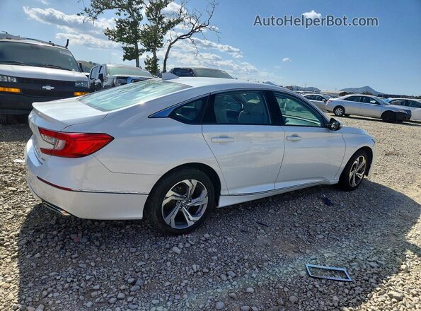 1HGCV2F51JA011311 2018 HONDA ACCORD White Tył prawy