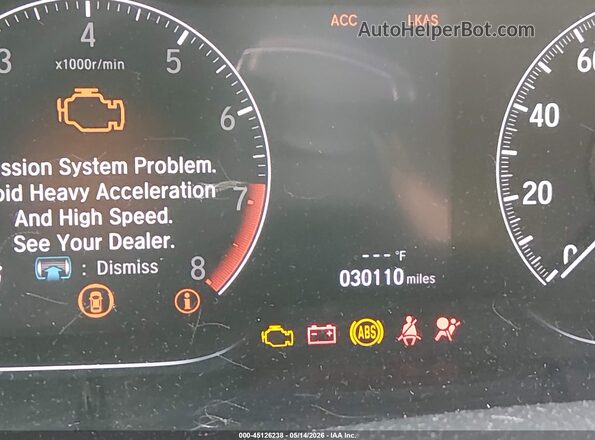1HGCV2F51KA031771 2019 HONDA ACCORD White 