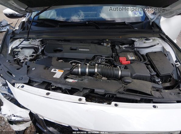 1HGCV2F51KA031771 2019 HONDA ACCORD White Widok z tyłu