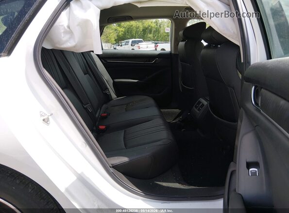 1HGCV2F51KA031771 2019 HONDA ACCORD White Widok naklejki z numerem VIN