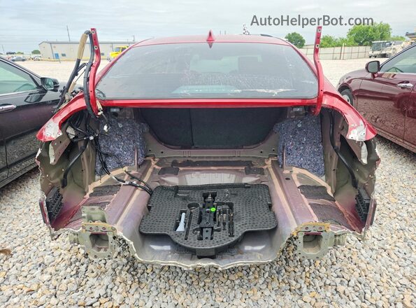 1HGCV2F90MA015907 2021 HONDA ACCORD Red Widok z tyłu