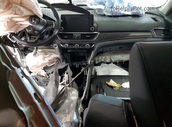 1HGCV2F91KA017887 2019 HONDA ACCORD Серебряный Вид панели приборов